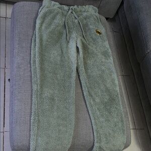 Cut&Paste Cozy Green Fleece Joggers